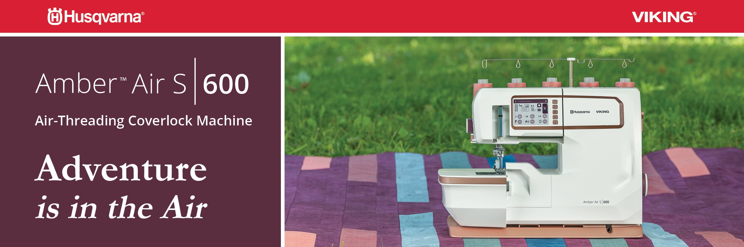 Viking Husqvarna Amber Air S 600 – Brothers Sew and Vac