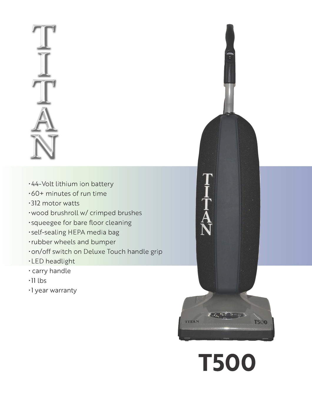 Titan T-500 Cordless Vacuum Cleaner